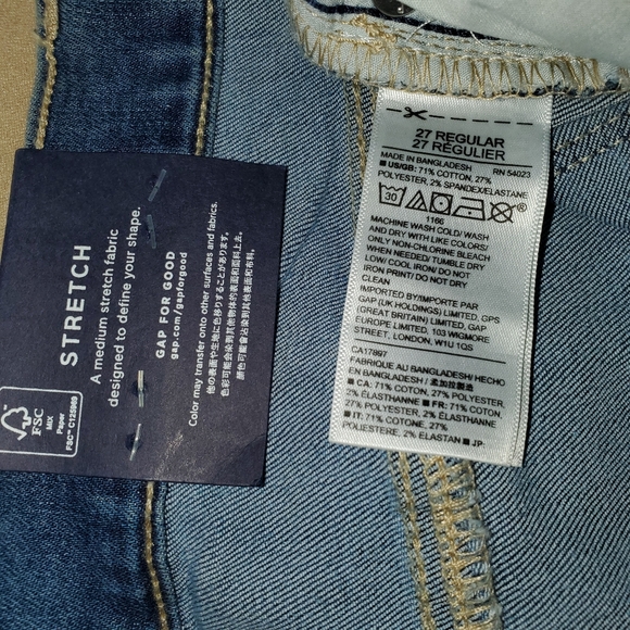 GAP Mid Rise Boot Stretch Jeans - Picture 6 of 6